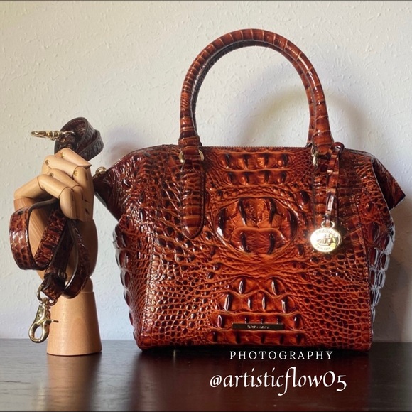 NEW! Brahmin Mini Camila In Pecan Color - Picture 13 of 14